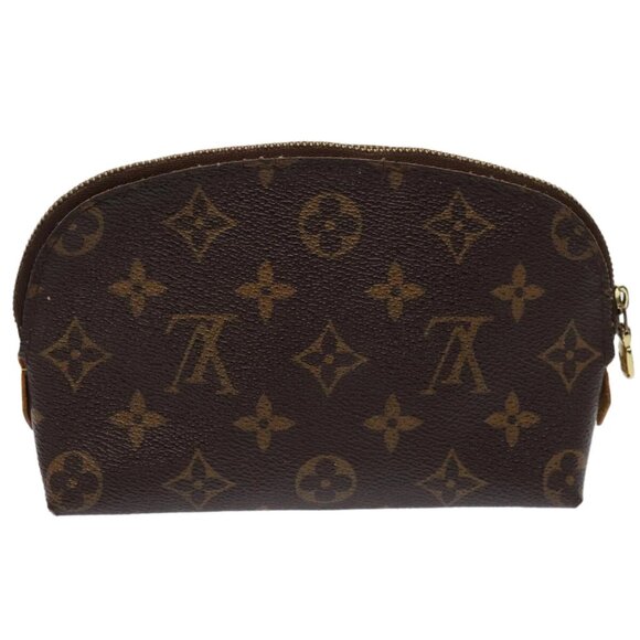 LOUIS VUITTON Monogram Pochette Cosmetic PM Cosmetic Pouch M47515 LV Auth 82719 - Picture 1 of 16
